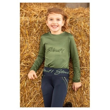 T-shirt manches longues enfant Harry's horse Stout lime vert