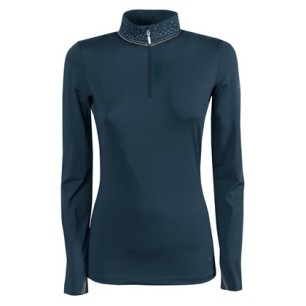 Chemise à manches longues pour femme Harry's horse Jamie bleue collégiale