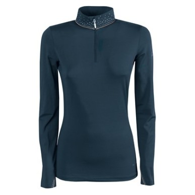 Chemise à manches longues pour femme Harry's horse Jamie bleue collégiale