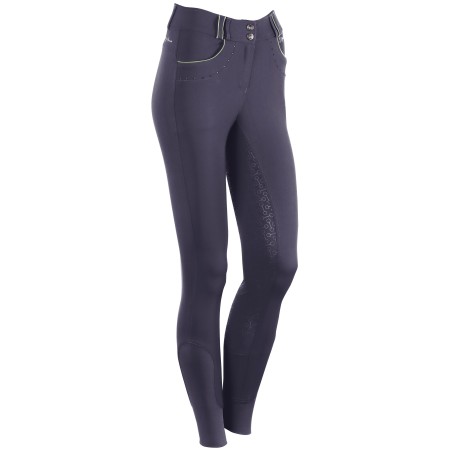 Pantalon d'équitation femme Harry's horse Yens bleu collégial
