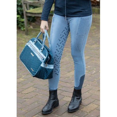 Pantalon d'équitation pour femme Harry's horse Just ride retro bleu clair