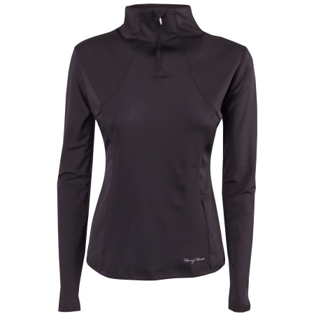 Chemise à manches longues femme Harry's horse Equitrainer noire
