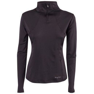 Chemise à manches longues femme Harry's horse Equitrainer noire