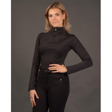 Chemise à manches longues femme Harry's horse Equitrainer noire