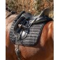 Tapis de CSO cheval Harry's horse Denici cavalli Stardust design noir