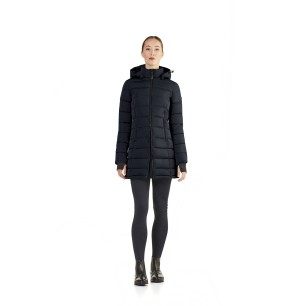 Parka longue matelassée Era capuche amovible Ego7