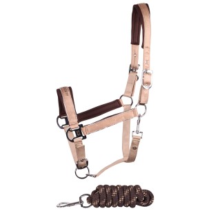 Licol et Longe Harry's horse Satin Eli silver mink