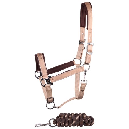 Licol et Longe Harry's horse Satin Eli silver mink