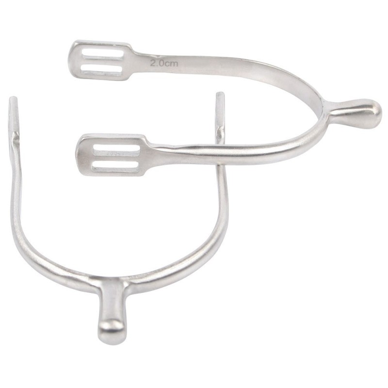Éperons bouton inox brossé harry's horse