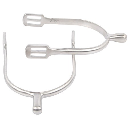 Éperons bouton inox brossé harry's horse