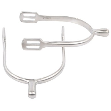 Éperons bouton inox brossé harry's horse