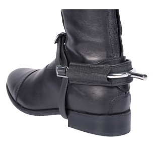 Gaine de protection pour éperons Harry's horse noire pailletée