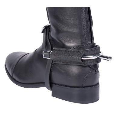 Gaine de protection pour éperons Harry's horse noire pailletée