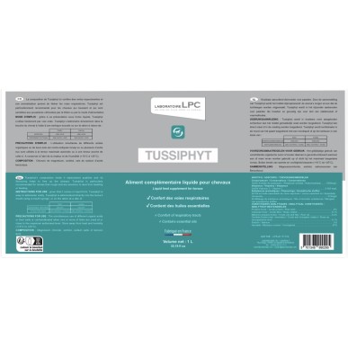 Aliment complémentaire liquide Tussiphyt Laboratoire LPC - 1l