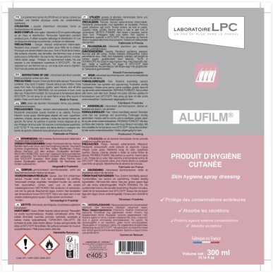 Spray soins Alufilm Laboratoire LPC - 300ml