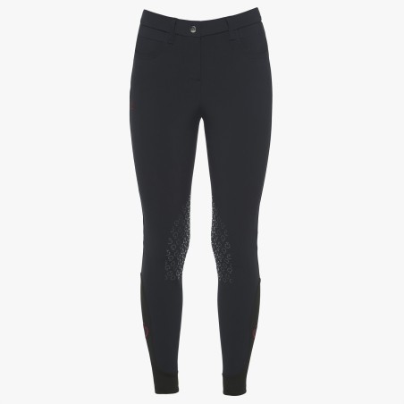 Pantalon fille Cavalleria Toscana Bleu - knee grip 7001
