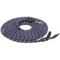 Longe 6.8m Harry's horse Mousqueton argent bleu marine
