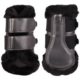 Guêtres Harry's horse Denici cavalli Shadow black-sand