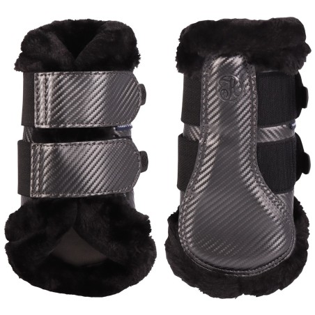 Guêtres Harry's horse Denici cavalli Shadow black-sand