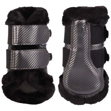 Guêtres Harry's horse Denici cavalli Shadow black-sand