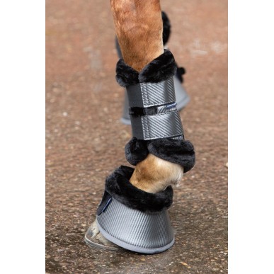 Guêtres Harry's horse Denici cavalli Shadow black-sand