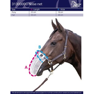 Filet pour naseaux cheval Harry's horse noir