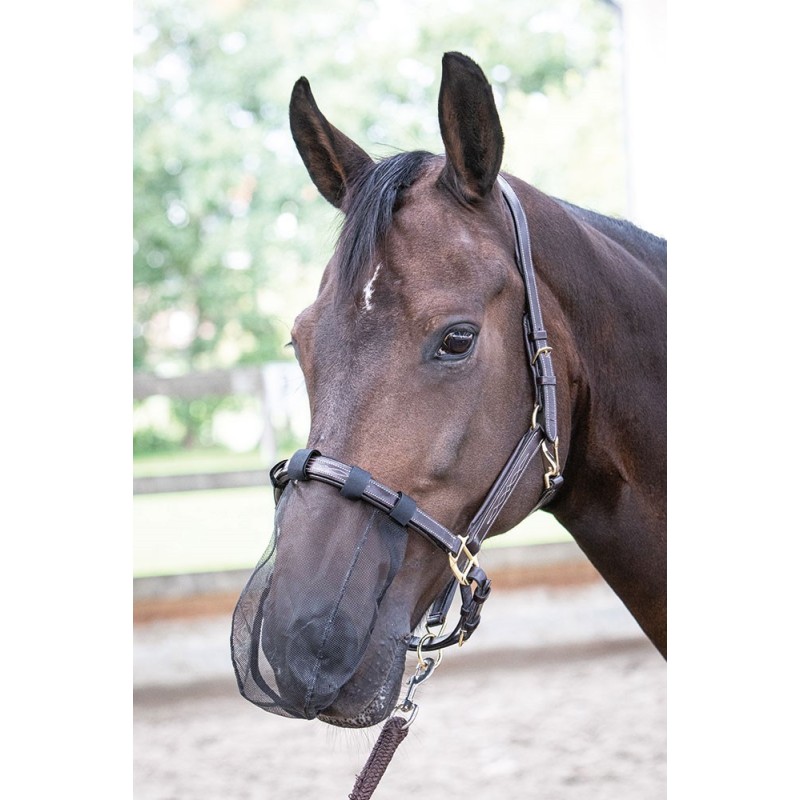 Filet pour naseaux cheval Harry's horse noir Filet pour naseaux cheval Harry's horse noir