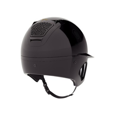 Casque Voronoï full protection black glossy visière longue Freejump