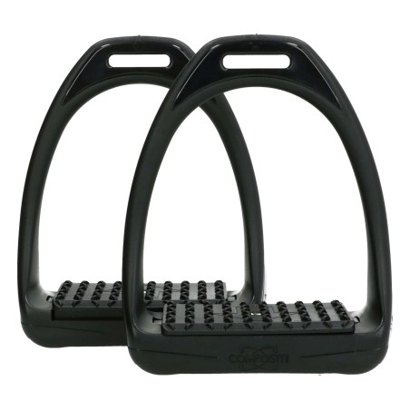Compositi Étriers Reflex noir haute visibilité