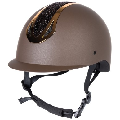 Casque Harry's Horse Pro F2 Matt Crystal marron