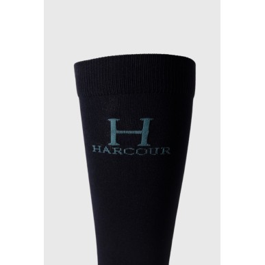 Chaussettes Harcour Badminton Rider - Marine/Paon