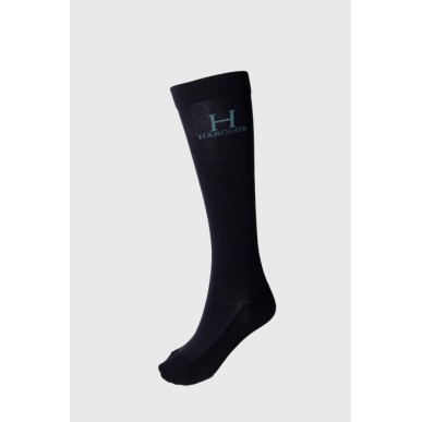 Chaussettes Harcour Badminton Rider - Marine/Paon