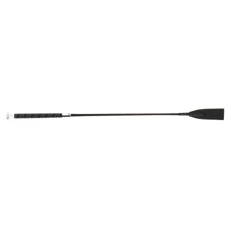 Cravache Whip & Go effet cuire noire