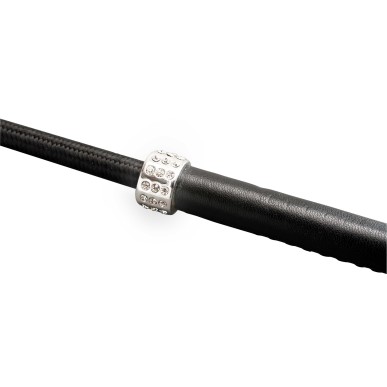 Cravache de dressage Whip & Go Strass noire
