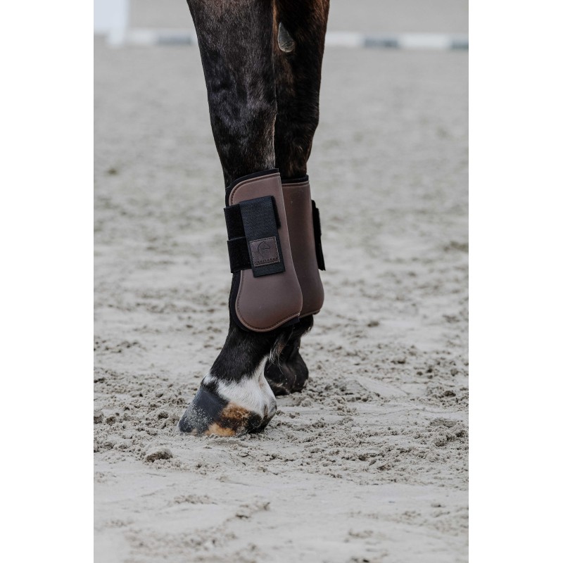 Guêtres Equithème Tara marron Guêtres Equithème Tara marron