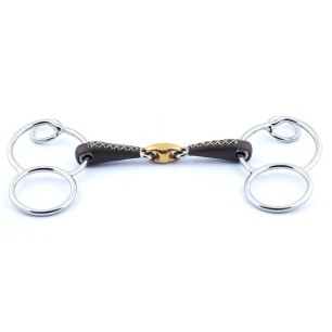 Mors Jump'in Pessoa allemand double brisure recouvert de cuir