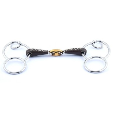 Mors Jump'in Pessoa allemand double brisure recouvert de cuir