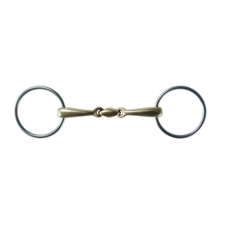 Mors Stübben à anneaux en cuivre double brisure