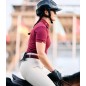 Polo manches courtes Horse pilot Aeromesh Dark red Polo manches courtes Horse pilot Aeromesh Dark red