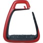 Étriers Soft'Up Classic Pearl Freejump rouge/noir Étriers Soft'Up Classic Pearl Freejump rouge/noir