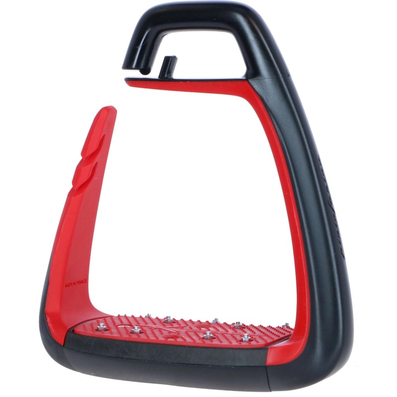Étriers Soft'Up Classic Pearl Freejump noir/rouge Étriers Soft'Up Classic Pearl Freejump noir/rouge