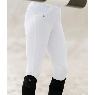 Pantalon d'équitation Taille Haute Femme Blanc  X-Aerotech Horse Pilot