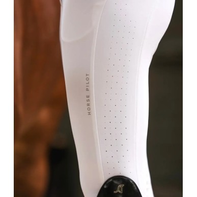 Pantalon d'équitation Taille Haute Femme Blanc  X-Aerotech Horse Pilot