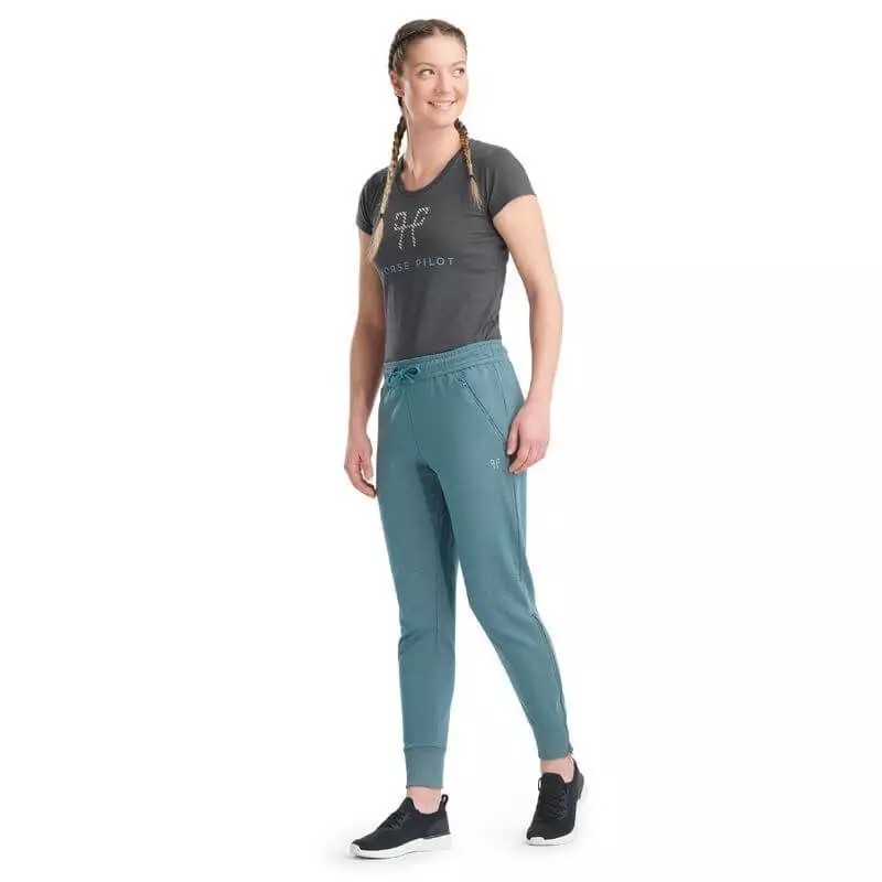 Jogging Team Pants Femme Bleu Ciel Horse Pilot Jogging Team Pants Femme Bleu Ciel Horse Pilot