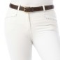Pantalon Safir Femme Blanc/Bleu Equi-thème Pantalon Safir Femme Blanc/Bleu Equi-thème