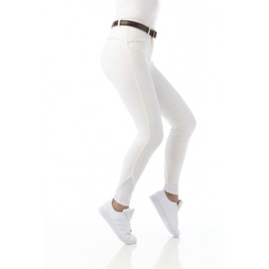 Pantalon Safir Femme Blanc/Bleu Equi-thème