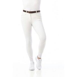 Pantalon Safir Femme Blanc/Bleu Equi-thème