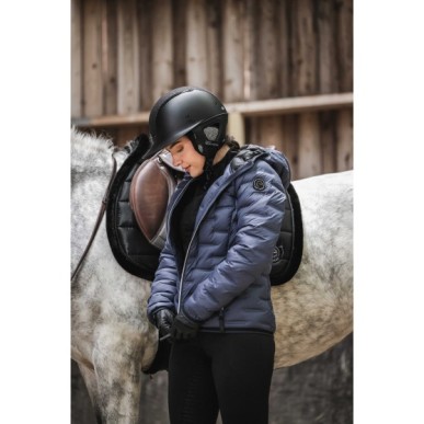 Veste Je t'aime Femme Bleu/Gris Equithème - Nelly