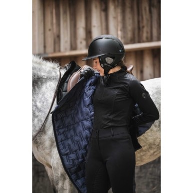 Veste Je t'aime Femme Bleu/Gris Equithème - Nelly