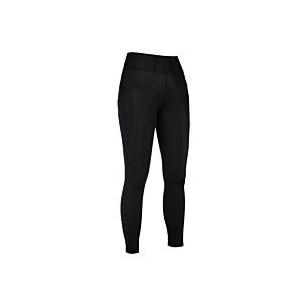 Legging d'équitation Noir Femme HKM Taille Haute